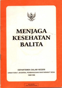 Menjaga Kesehatan Balita