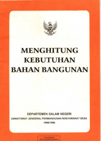 Menghitung Kebutuhan Bahan Bangunan
