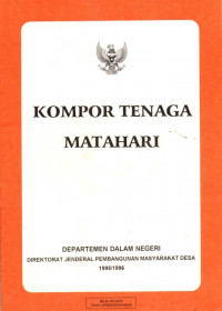 Kompor Tenaga Matahari