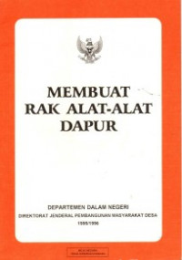 Membuat Rak Alat-Alat Dapur