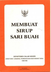 Membuat Sirup Sari Buah