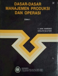 Dasar-Dasar Manajemen Produksi dan Operasi