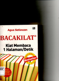 Image of Bacakilat : Kiat Membaca 1 Halaman/ Detik