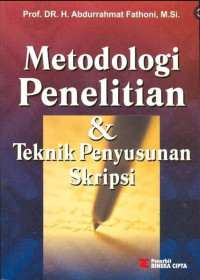 Metode Penelitian & Teknik Penyusunan Skripsi