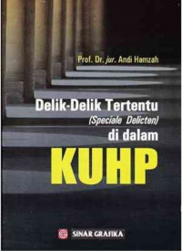 Delik-Delik Tertentu di dalam KUPH