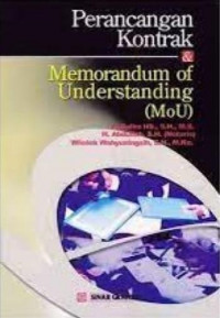 Perancangan Kontrak dan Memorandum of understanding (MoU)