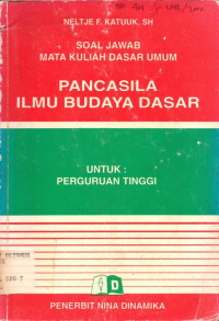 Pancasila Ilmu Budaya Dasar