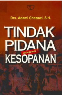 Tindak Pidana Mengenai Kesopanan