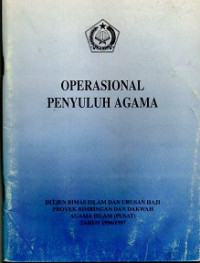 Operasional Penyuluh Agama