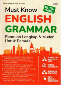 Must Know English Grammar : Panduan Lengkap & Mudah Untuk Pemula