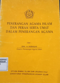 Penerangan Agama Islam dan Peran Serta Umat dalam Penerangan Agama