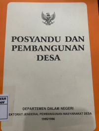 Posyandu dan Pembangunan Desa