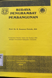 Budaya Penghambat Pembangunan