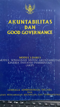 Akuntabilitas dan Good Govername