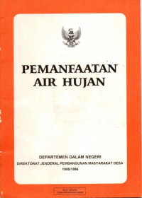 Pemanfaatan Air Hujan