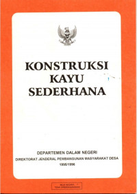 Kontruksi Kayu Sederhana