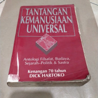 Tantangan Kemanusiaan Universal: Antologi Filsafat, Budaya, Sejarah-Politik & Sastra