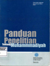 Buku Panduan Penelitian Tentang Muhammadiyah