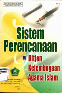 Sistem Perencanaan Ditjen Kelmbagaan Agama Islam