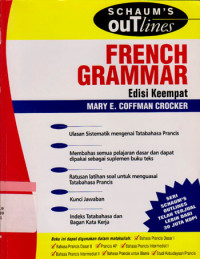 Schaum's outline of French grammar